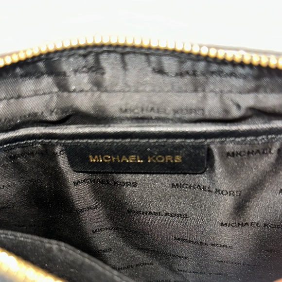 Michael Kors Black and Gold Crossbody Bag - Picture 3 of 3